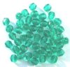 50 6mm Faceted Transparent Blue Zircon Firepolish Beads